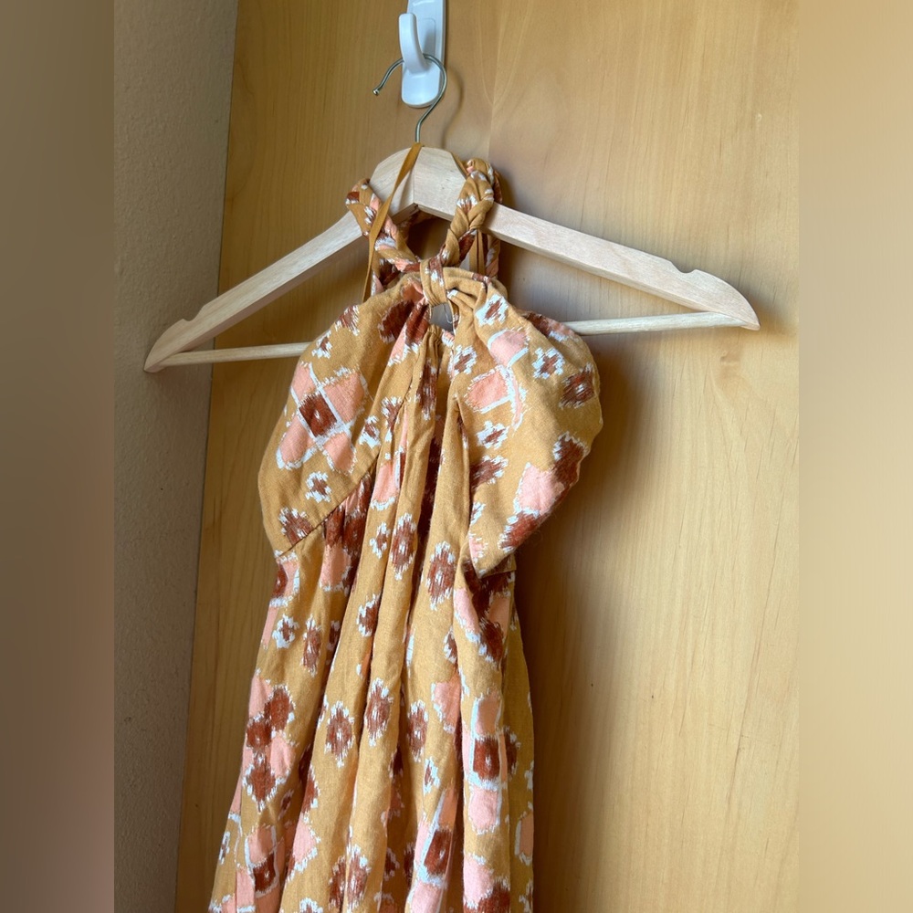Aerie maxi dress with ruffle bottom